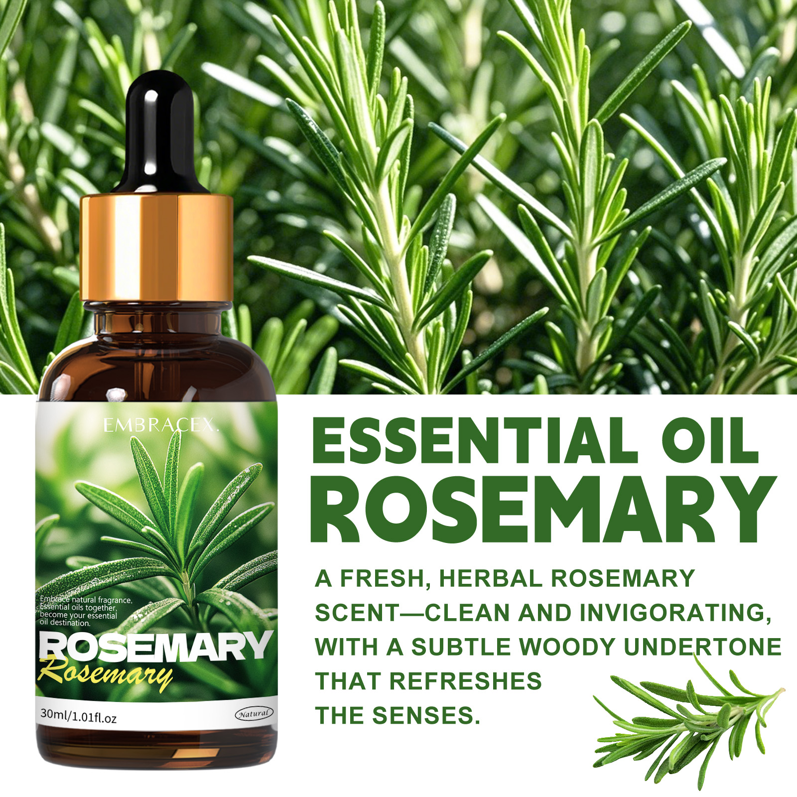 30ml Rosemary Natural Plant Es - مراجعة Soap Making Friend وسعره