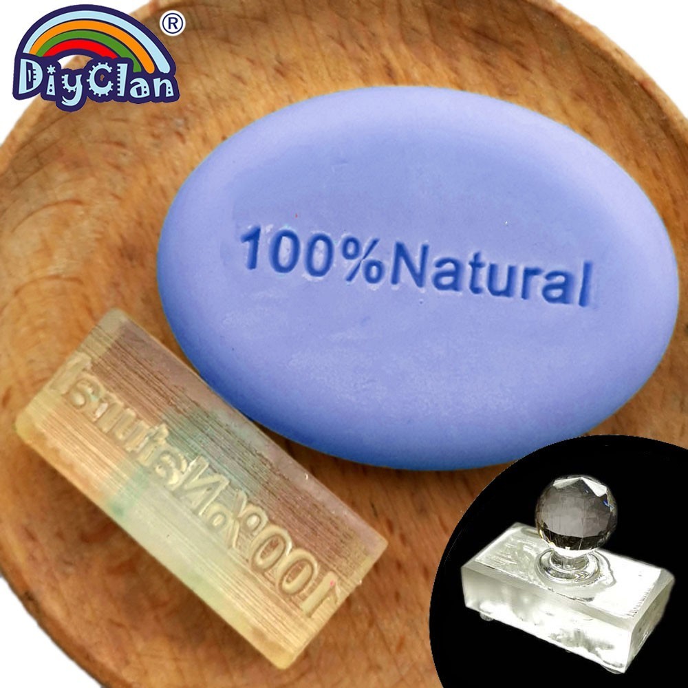 Handmade Resin Clear Soap Stam - مراجعة Soap Stamp Custom وسعره