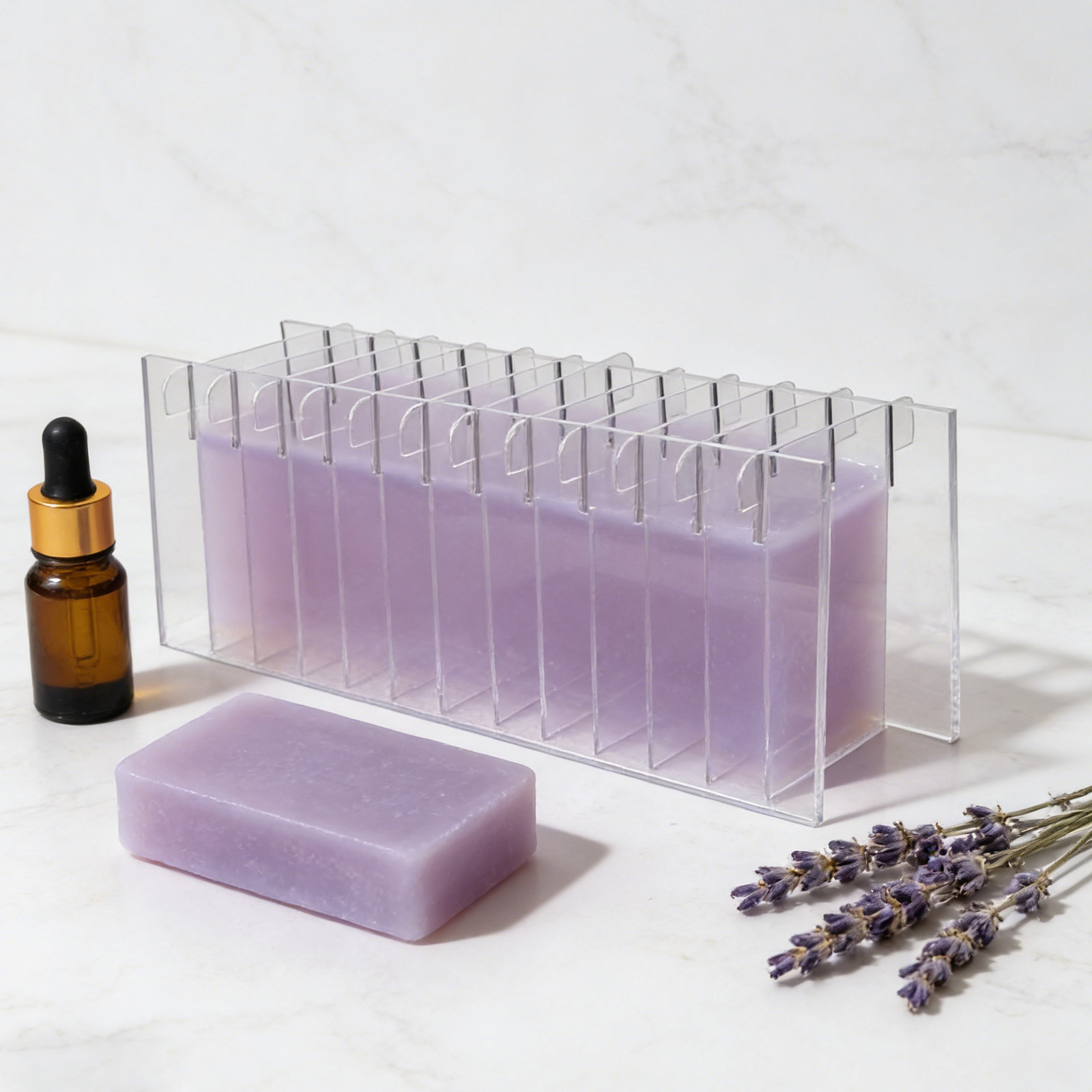 Acrylic Soap Divider Board for - مراجعة Soap Making Cold Process وسعره