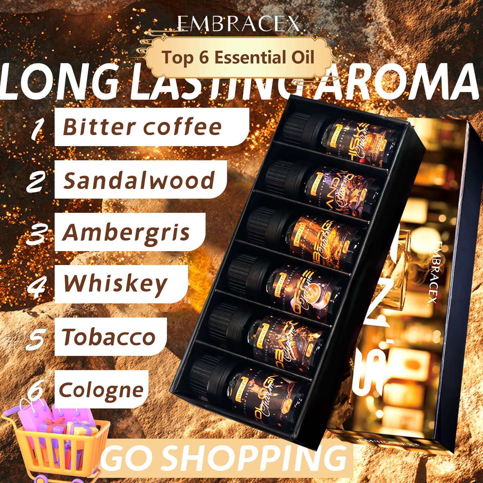 6PC/1PC 10ML Men's Essential o - مراجعة Soap Making Friend وسعره