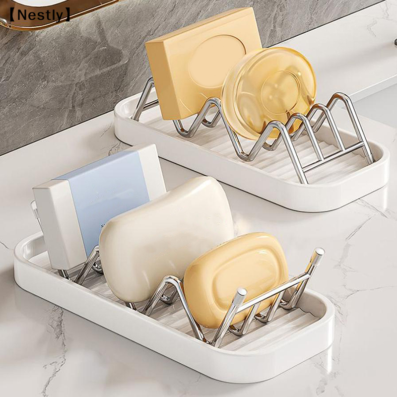 Stainless Steel W-Shaped Soap  - مراجعة Soap Dish Draining وسعره