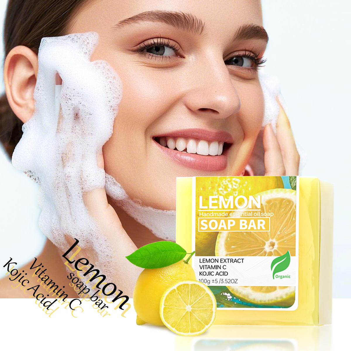 Lemon essential oil soap, vita - مراجعة Castor Oil Soap وسعره
