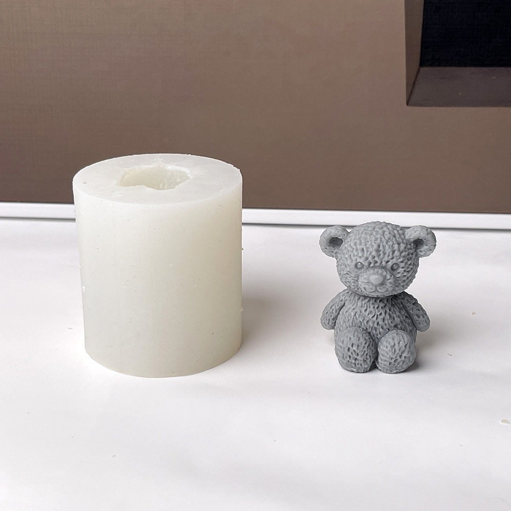 3D Cute Bear Candle Making Mou - مراجعة Soap Making Additives وسعره