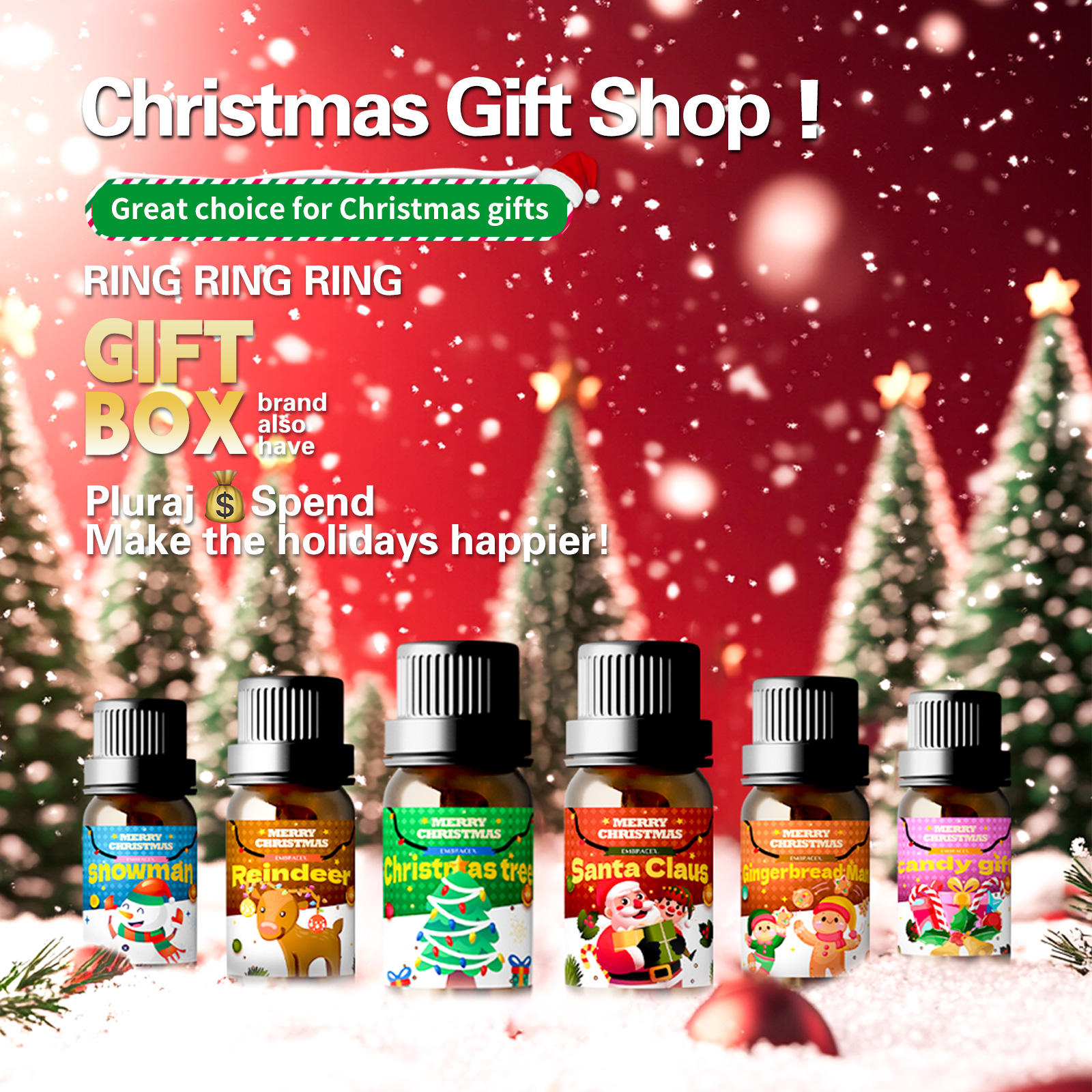6PC/1PC 10ML Merry Christmas E - مراجعة Soap Making Friend وسعره