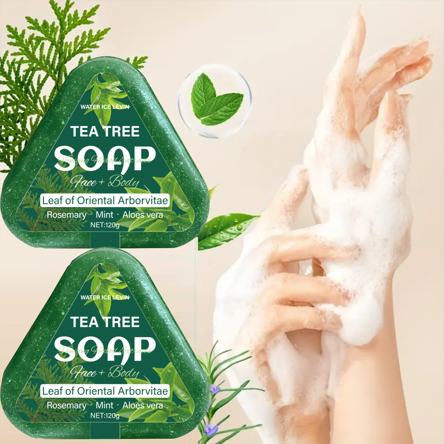 Tea Tree Soap (Face+Body): Ori - مراجعة Castor Oil Soap وسعره