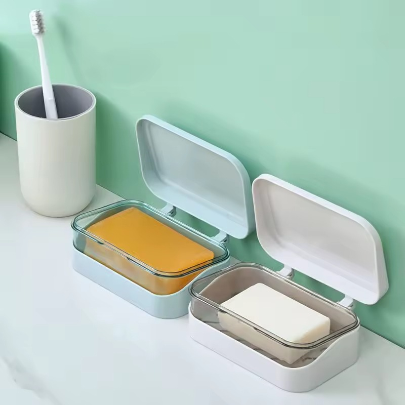1PC Non-Slip Soap Box Holder S - مراجعة Soap Dish Draining وسعره