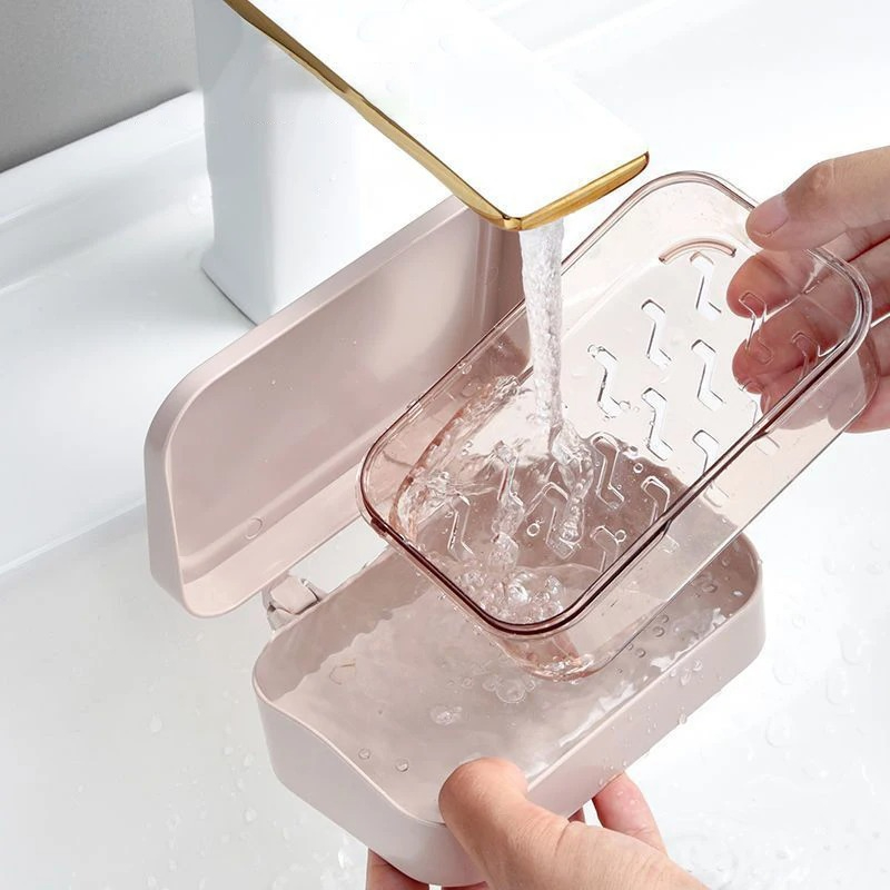 1PC Non-Slip Soap Box Holder S - مراجعة Soap Dish Draining وسعره