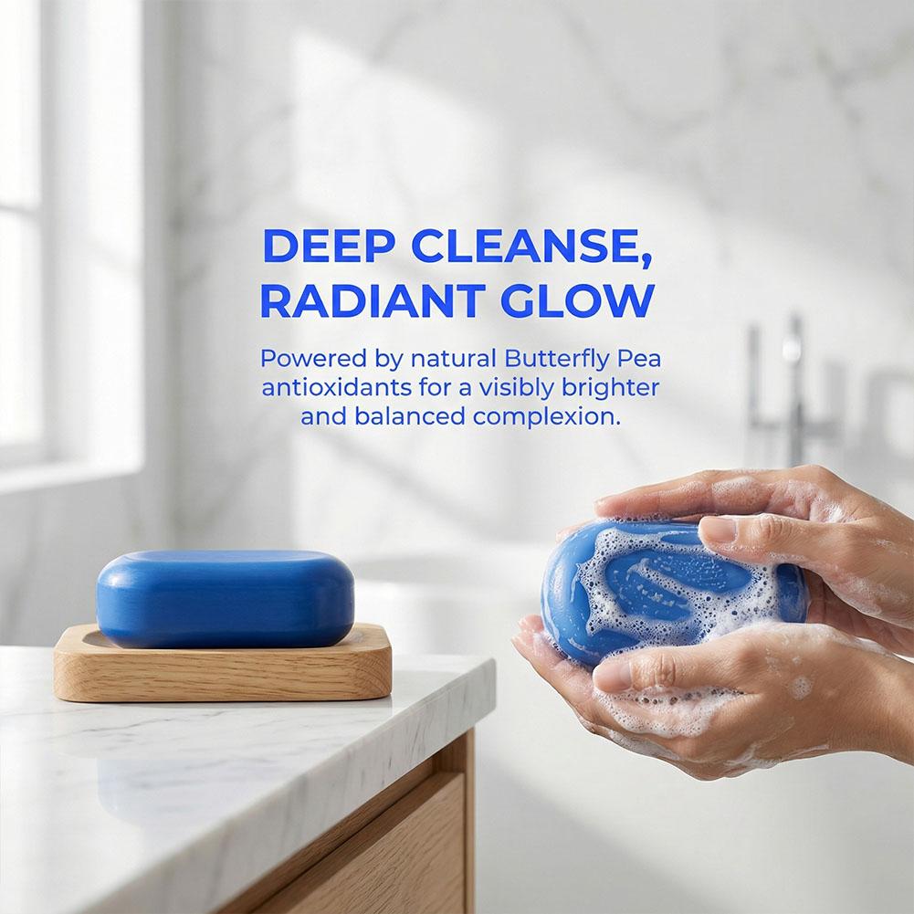 Blue Soap Brightening & Smooth - مراجعة Castor Oil Soap وسعره