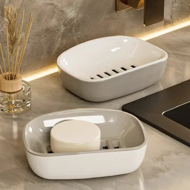 1pc Double Layer Drain Soap Bo - مراجعة Soap Making Box وسعره