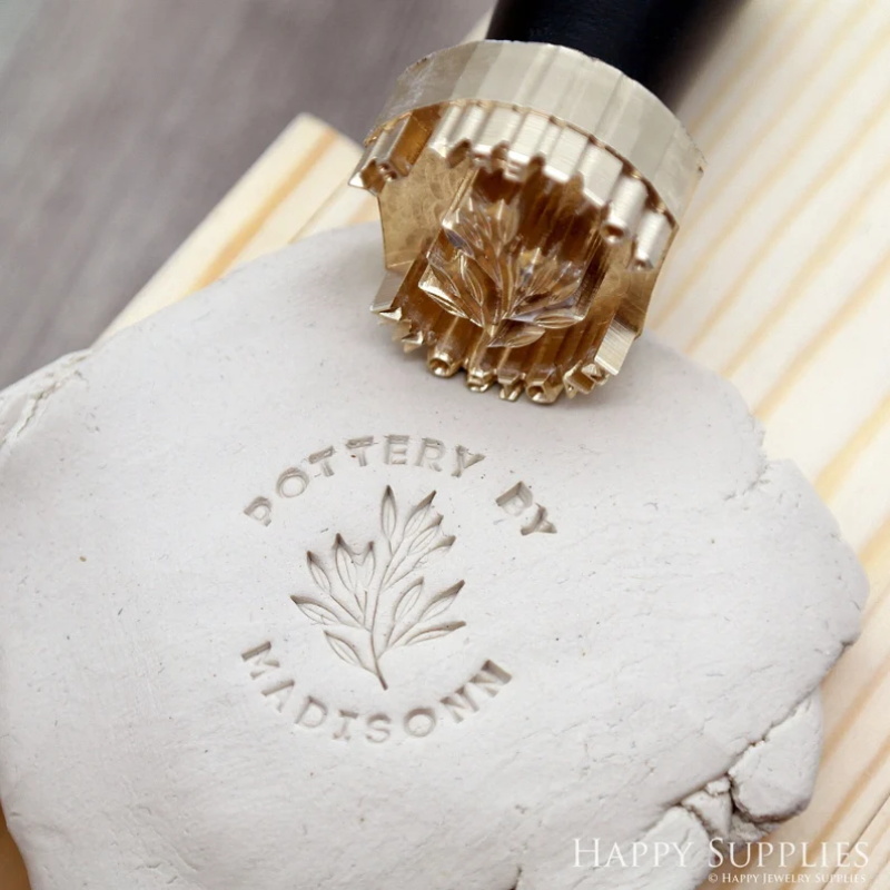 DIY Custom Pottery Stamp for C - مراجعة Soap Stamp Custom وسعره