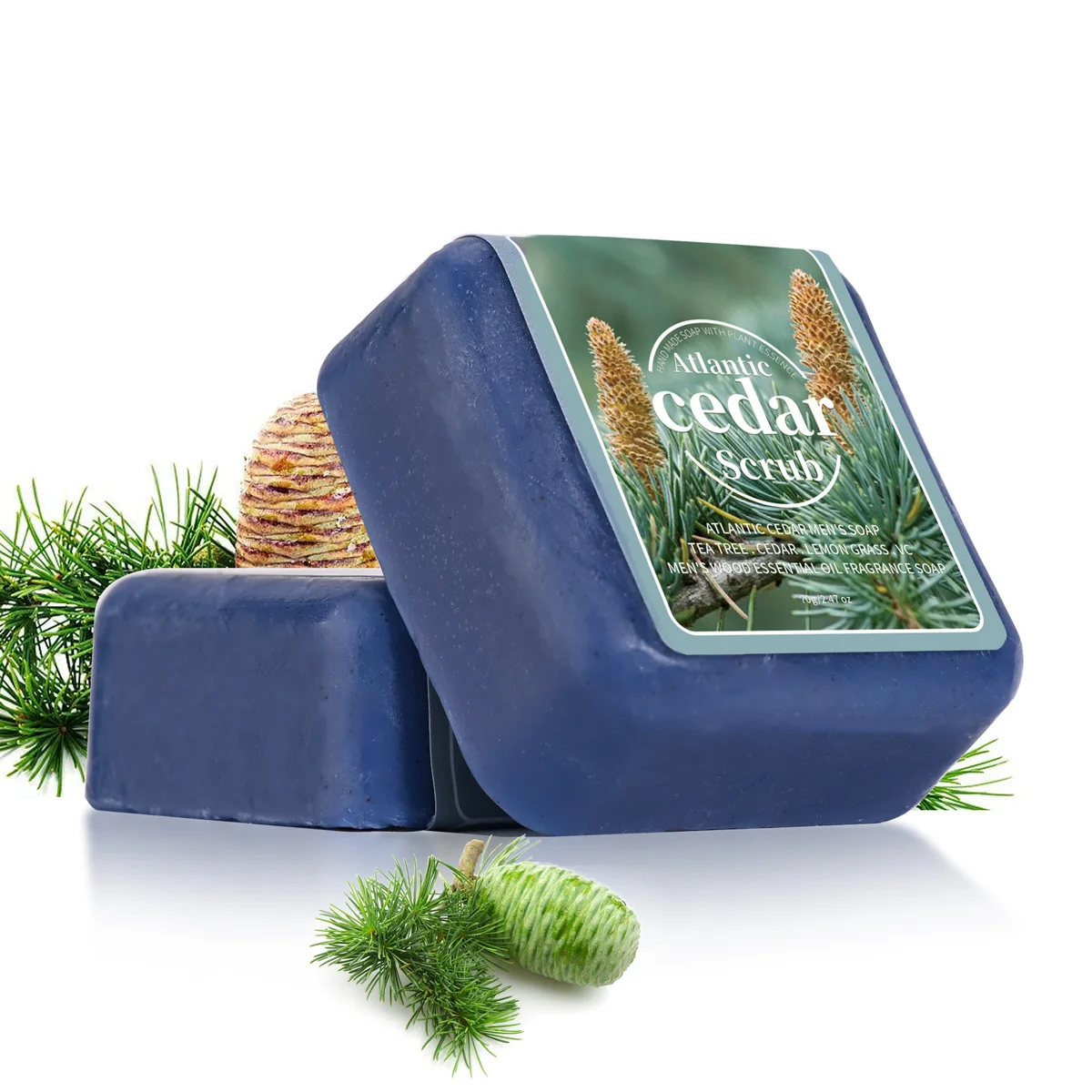 Men's Cedar Essential Oil Soap - مراجعة Castor Oil Soap وسعره