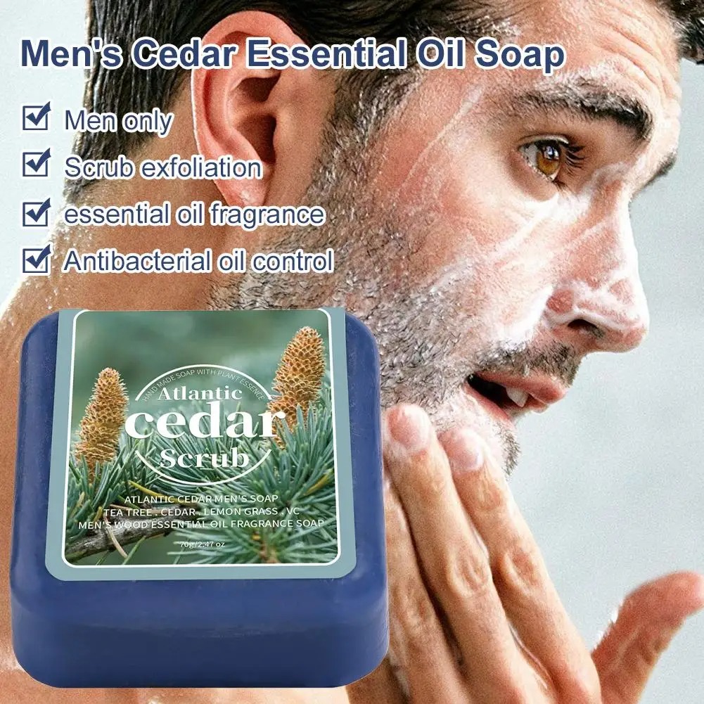 Men's Cedar Essential Oil Soap - مراجعة Castor Oil Soap وسعره