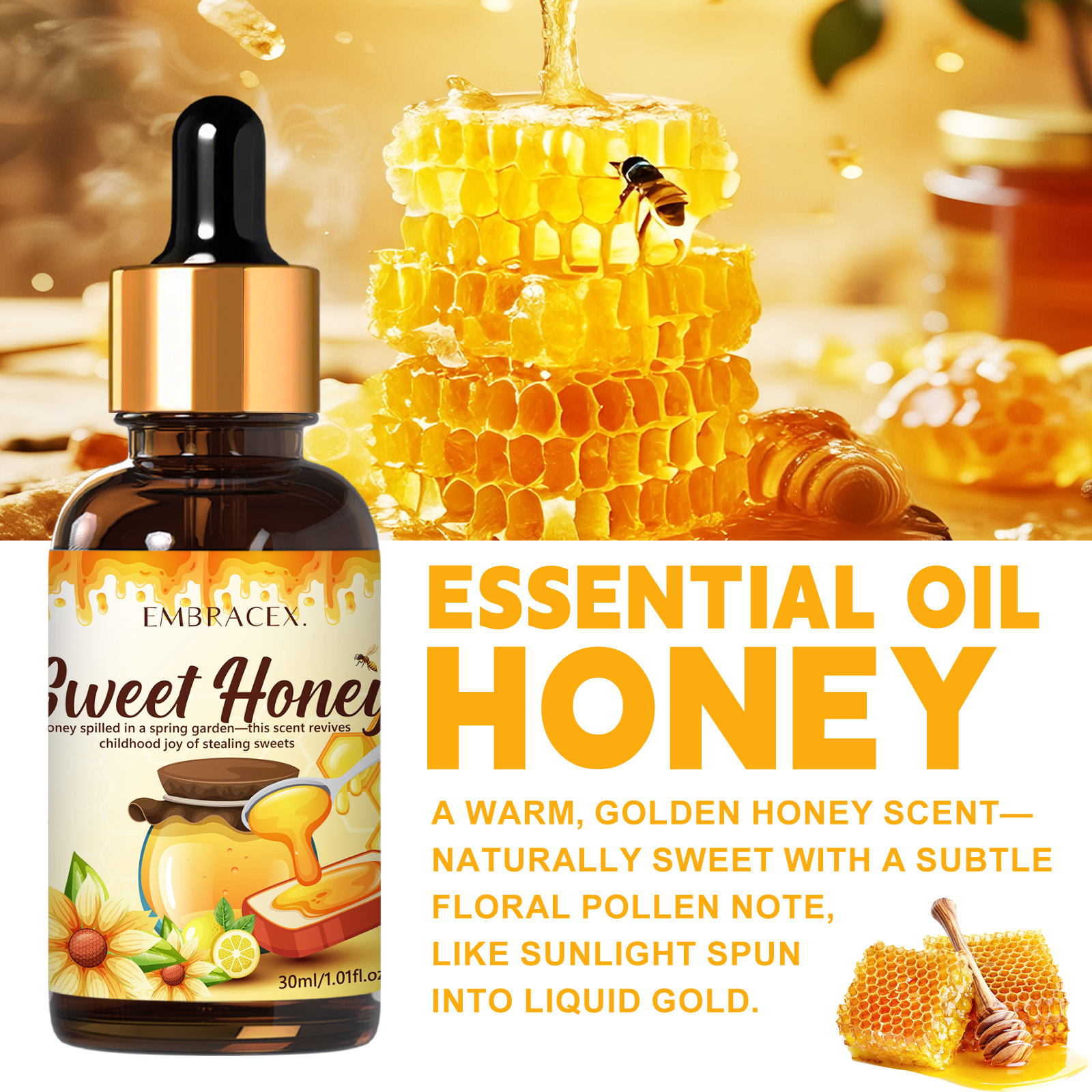 30ml Honey Essential Oil Food  - مراجعة Soap Making Friend وسعره