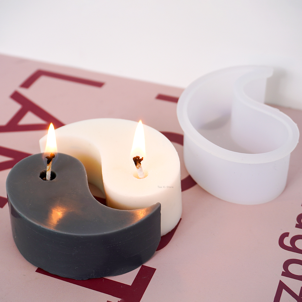 Yin Yang Silicone Candle Mold  - مراجعة Soap Making Additives وسعره