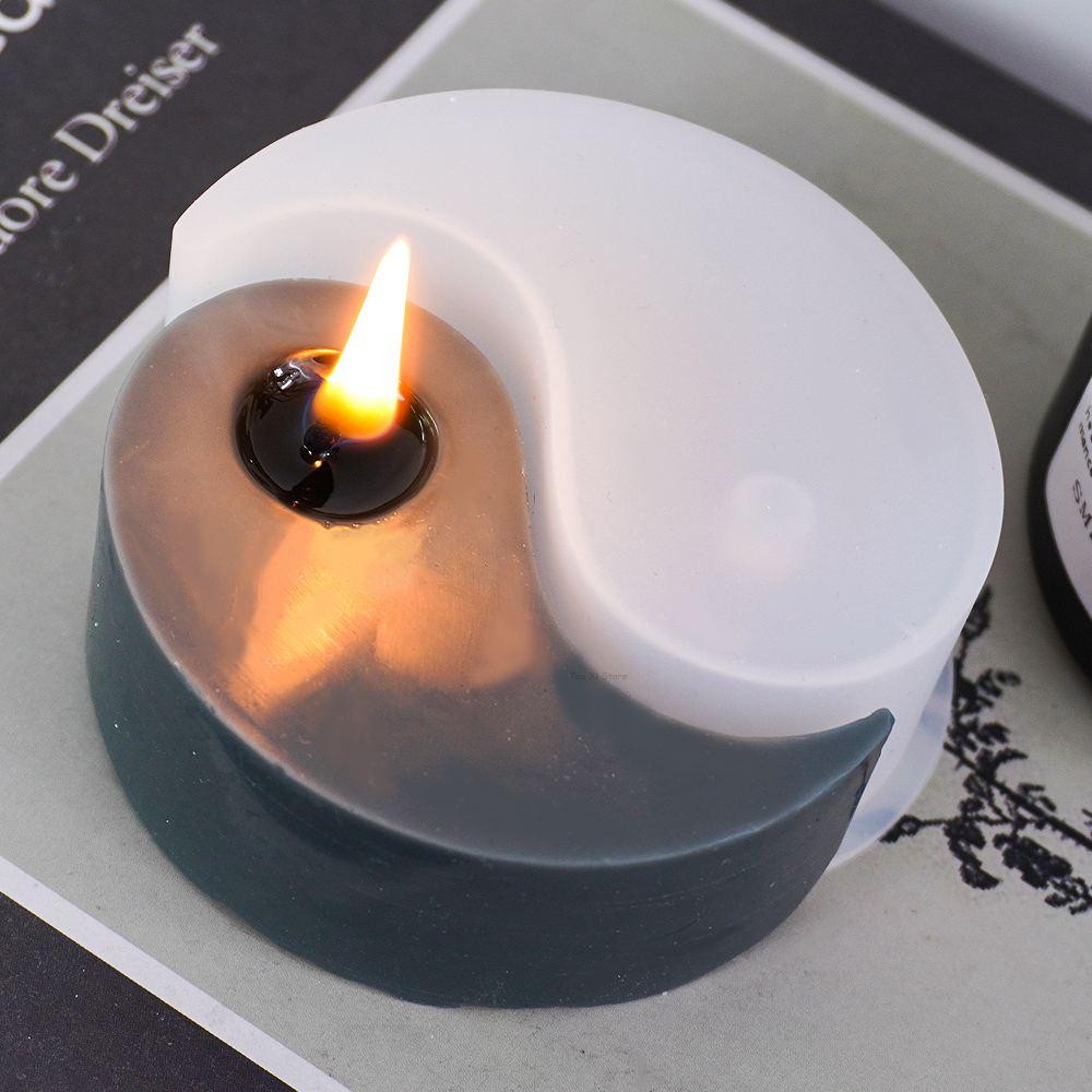 Yin Yang Silicone Candle Mold  - مراجعة Soap Making Additives وسعره