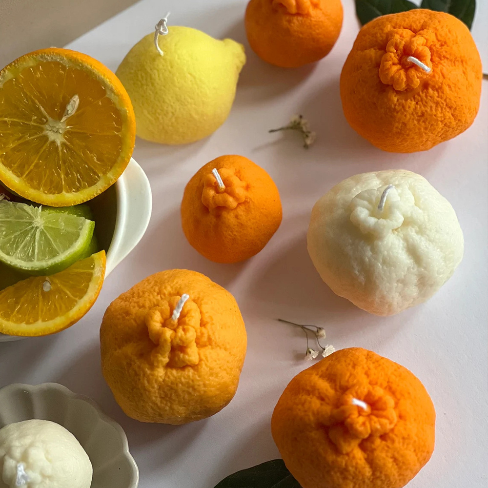 Orange Fruit Candle Mold DIY S - مراجعة Soap Making Additives وسعره