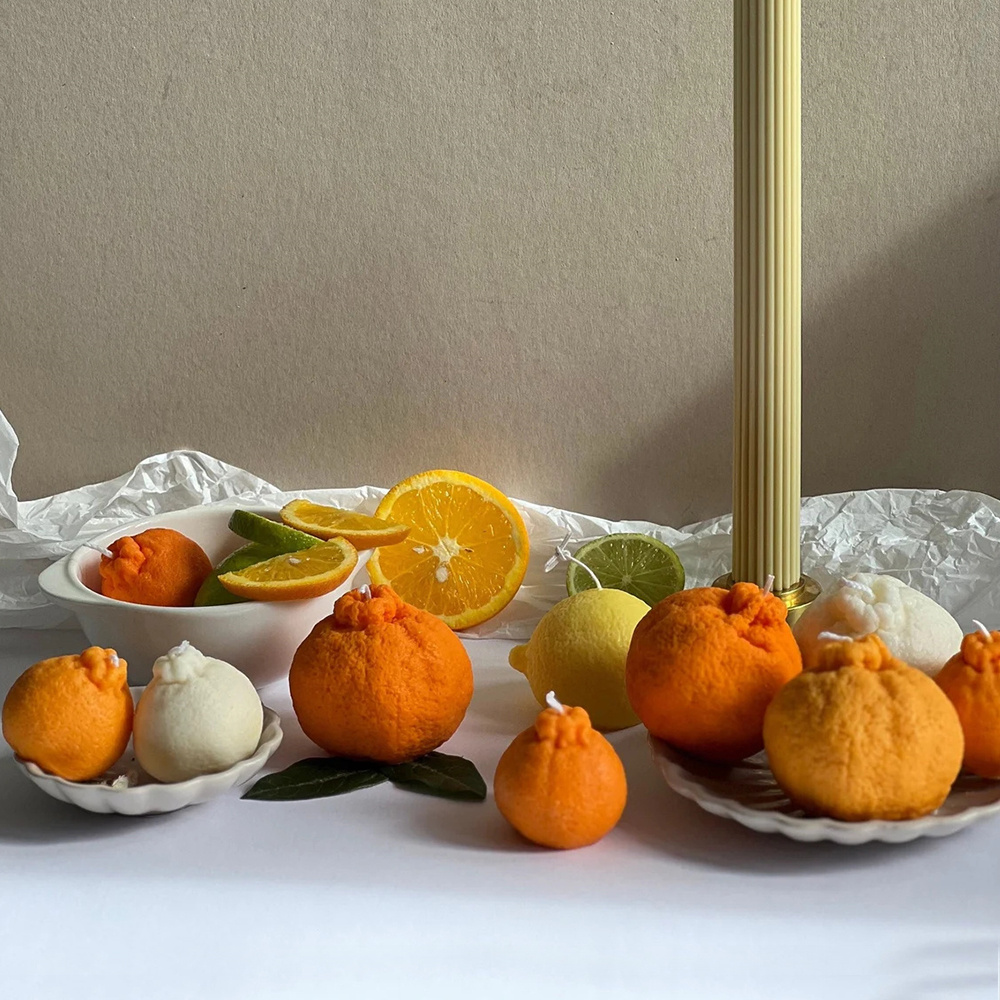 Orange Fruit Candle Mold DIY S - مراجعة Soap Making Additives وسعره