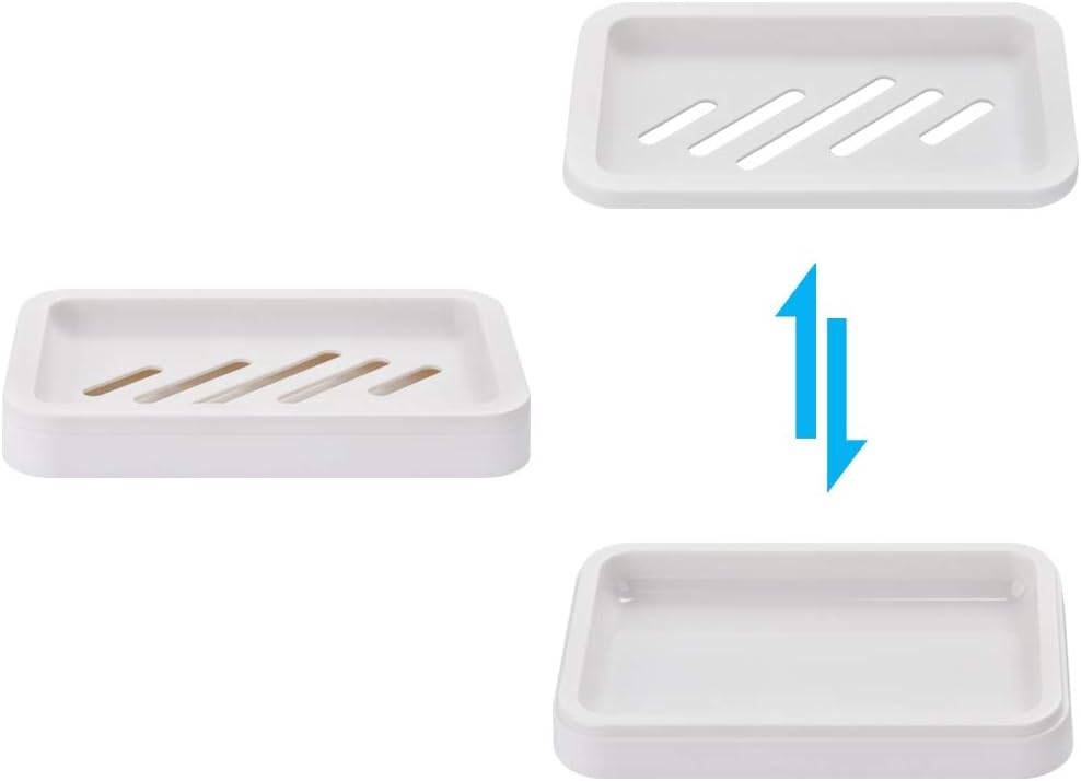 2-Pack Draining Soap Dish with - مراجعة Soap Dish Draining وسعره