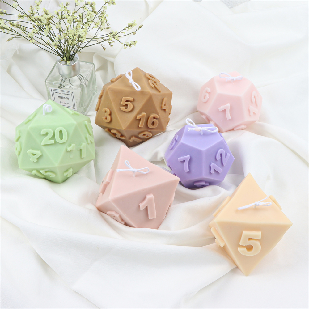 Large Silicone Polyhedral Dice - مراجعة Soap Making Additives وسعره