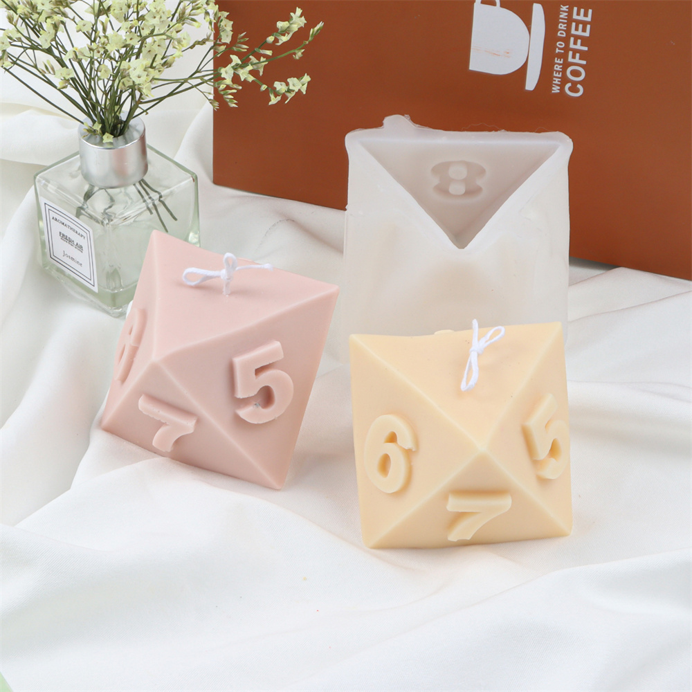 Large Silicone Polyhedral Dice - مراجعة Soap Making Additives وسعره